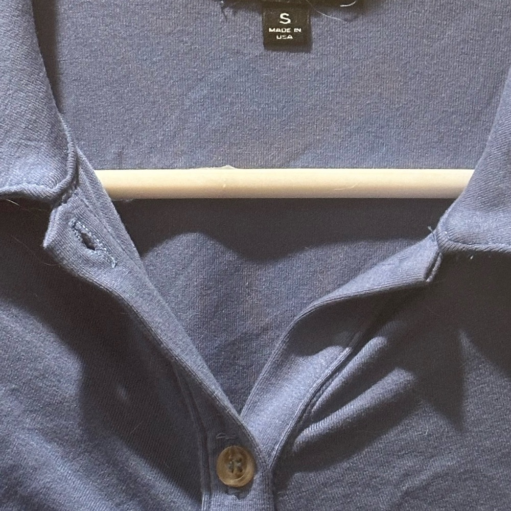 Ruched button down top - Picture 2 of 6